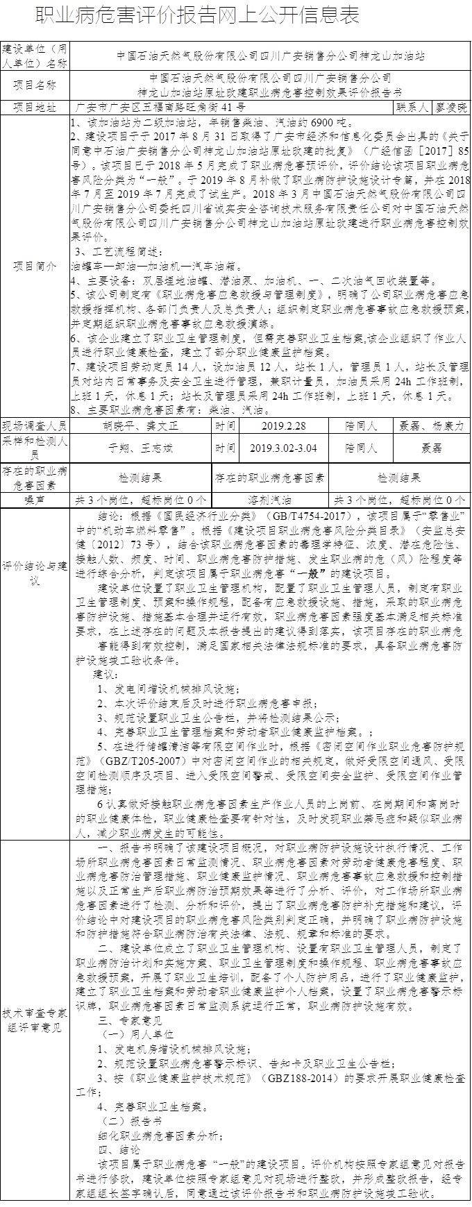 中国石油天然气股份有限公司四川广安销售分公司神龙山加油站原址改建职业病危害控制效果评价报告书.jpg