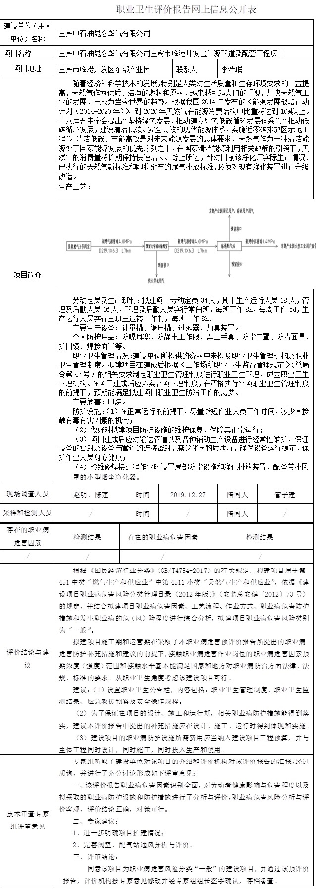 宜宾中石油昆仑燃气有限公司宜宾市临港开发区气源管道及配套工程项目职业病危害因素预评价.jpg