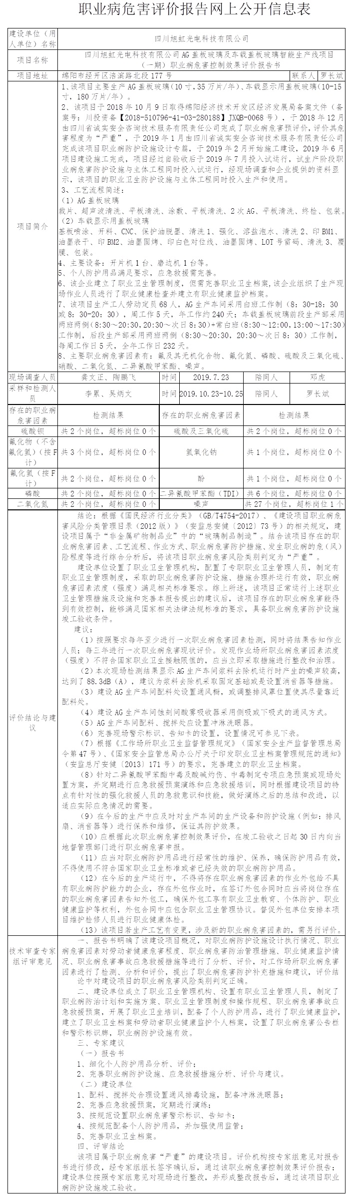 四川旭虹光电科技有限公司AG盖板玻璃及车载盖板玻璃智能生产线项目（一期）职业病危害控制效果评价.jpg
