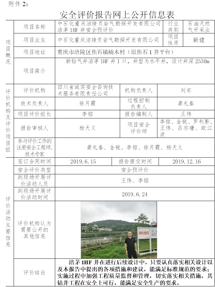 中石化重庆涪陵页岩气勘探开发有限公司涪茅1HF井安全预评价.jpg