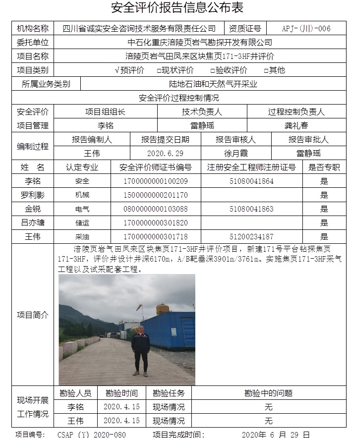中石化重庆涪陵页岩气勘探开发有限公司涪陵页岩气田凤来区块焦页171-3HF井评价.jpg