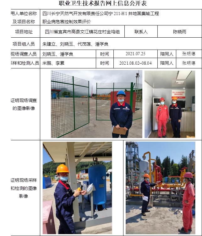 四川长宁天然气开发有限责任公司宁211-H1井地面集输工程职业病危害控制效果评价.jpg