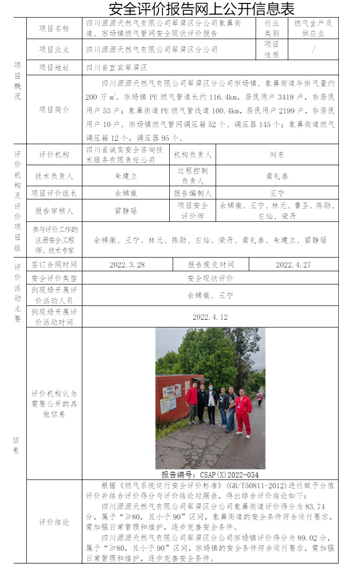 四川源源天然气有限公司翠屏区分公司象鼻街道、宗场镇燃气管网安全现状评价.jpg