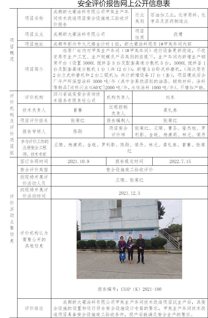 成都新大豪涂料有限公司甲类生产车间技术改造项目安全设施竣工验收评价.jpg
