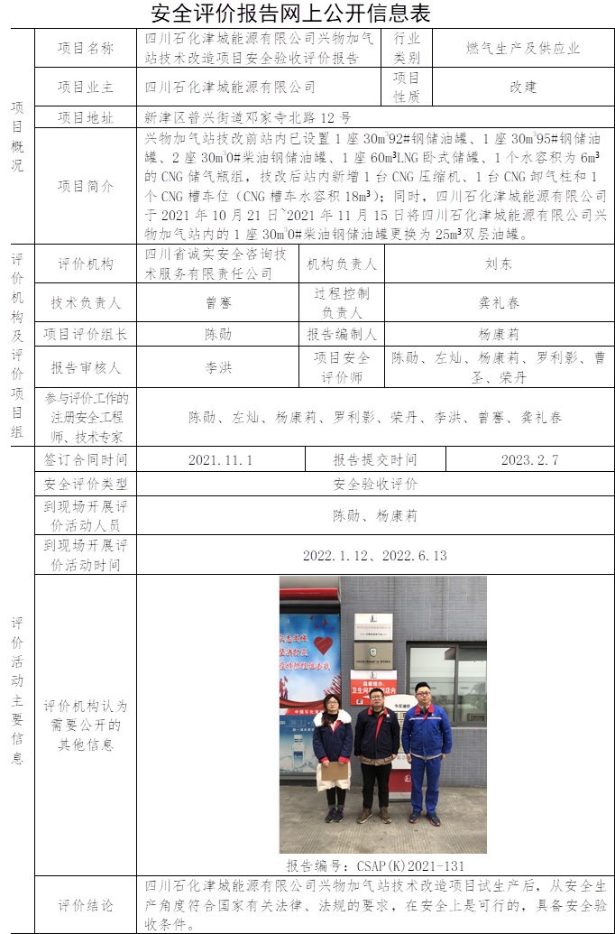 四川石化津城能源有限公司兴物加气站技术改造项目安全验收评价.jpg