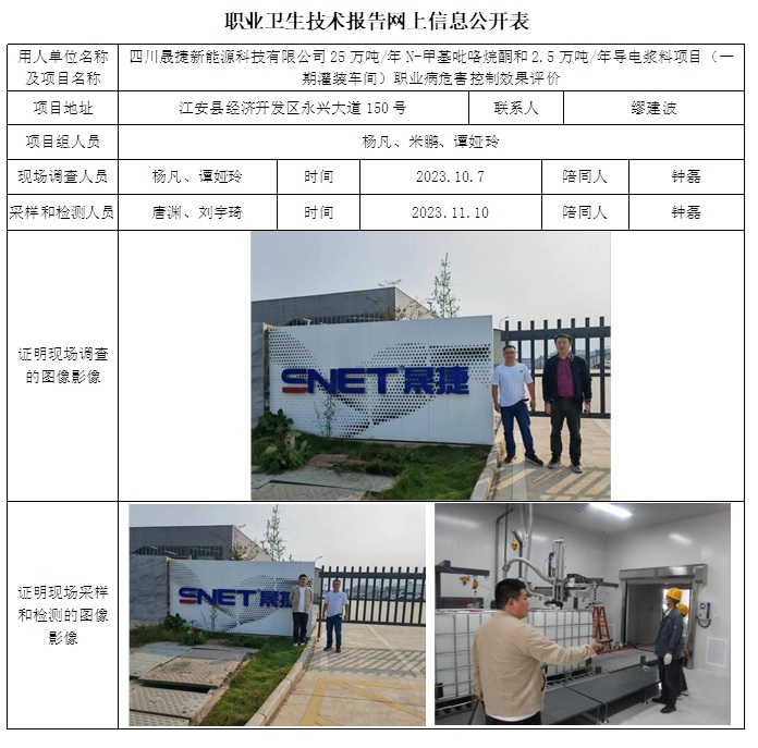 CSZP(K)2023-091 四川晟捷新能源科技有限公司25万吨N-甲基吡咯烷酮和2.5万吨导电浆料项目（一期灌装车间）  职业病危害控制效果评价.jpg
