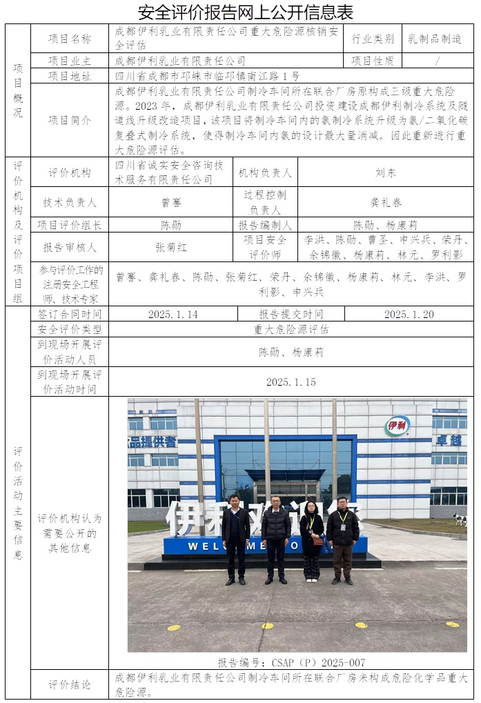 CSAP（P）2025-007 成都伊利乳业有限责任公司重大危险源核销安全评估.jpg