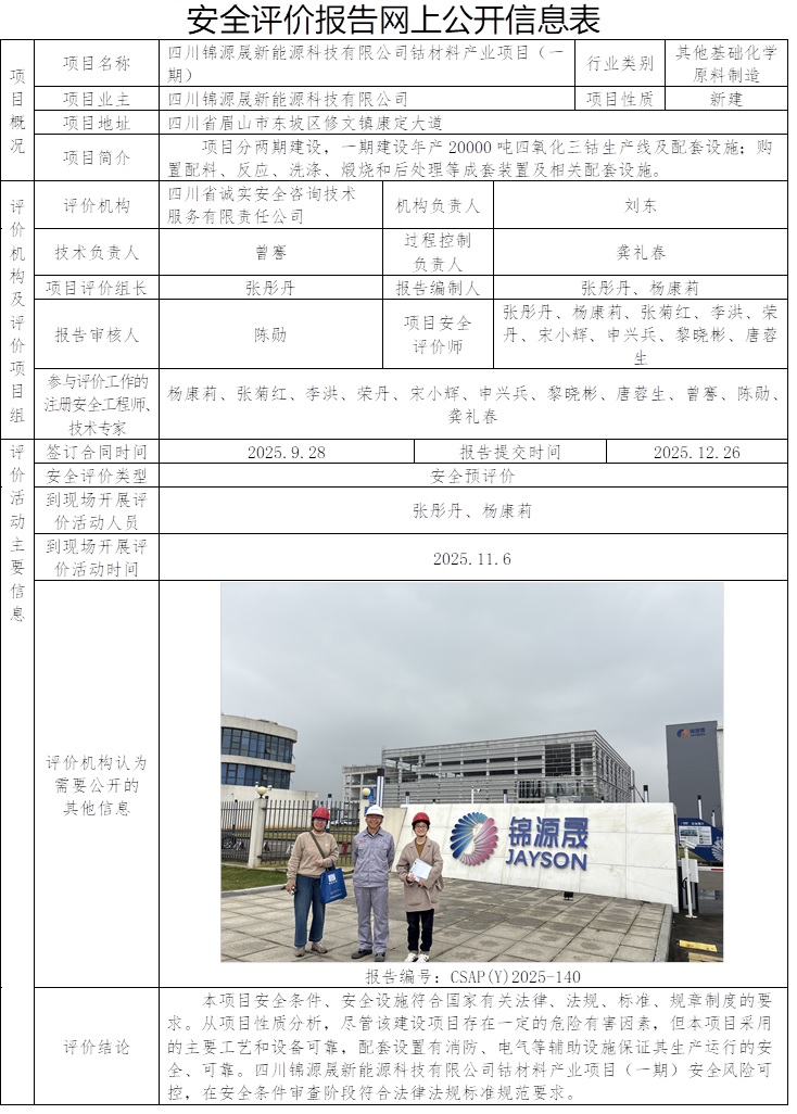 CSAP（Y）2025140-四川锦源晟新能源科技有限公司锦源晟钴材料产业项目（一期）安全预评价报告1.jpg